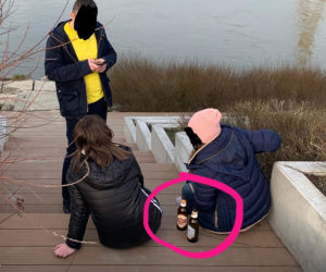 Tłumy nad Wisłą podczas epidemii