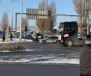 Protest przewoźników w Trójmieście