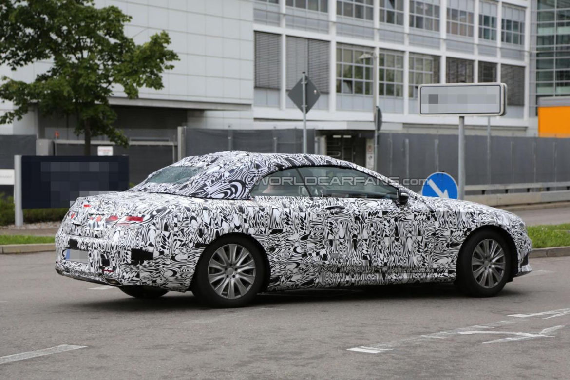 Mercedes Klasy S Cabrio - zdjęcia szpiegowskie