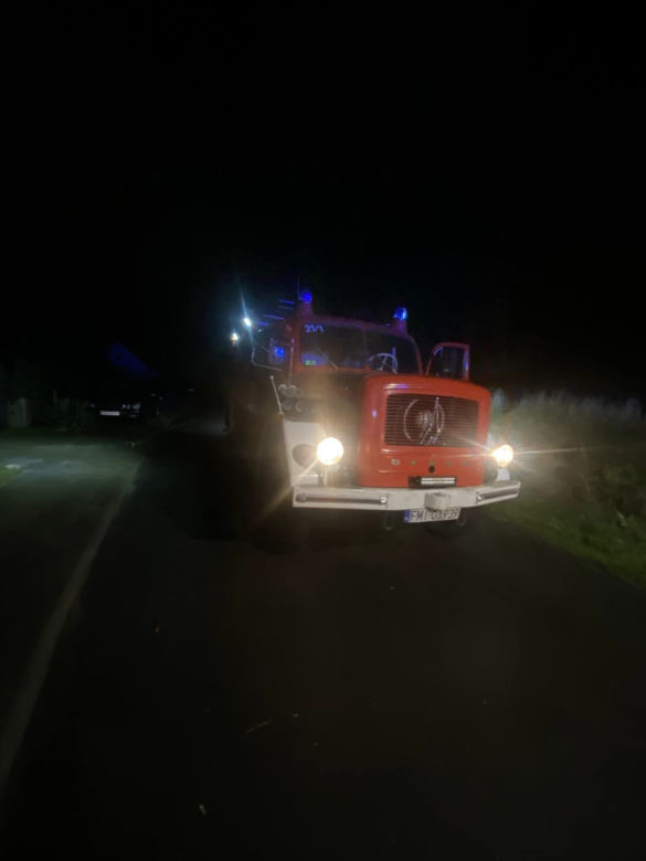 Nocny pożar domu w Janowie pod Międzyrzeczem
