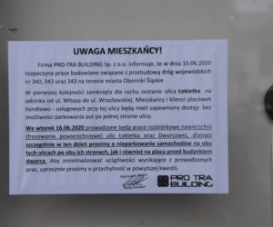 Rusza przebudowa dróg w centrum Obornik Śląskich