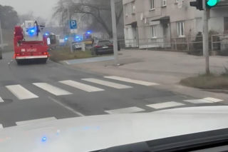 Pożar przy ul. Kraszewskiego w Toruniu