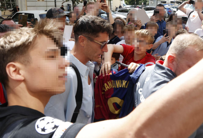 Robert Lewandowski na zgrupowaniu kadry we Wrocławiu