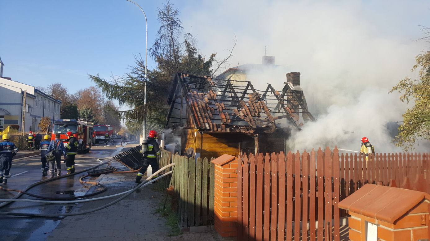 Białystok. Pożar na ul. Boboli 20.10.2019