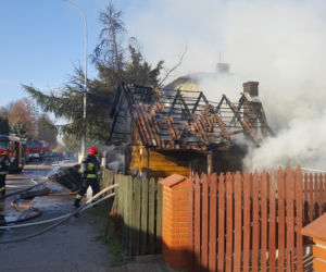 Białystok. Pożar na ul. Boboli 20.10.2019