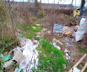 Śmieci na targowisku Świebodzki