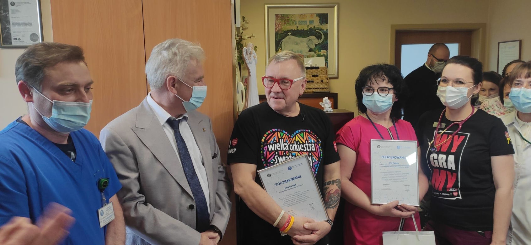 Jurek Owsiak otworzył specjalistyczny pododdział dla noworodków im. WOŚP w Bochni 