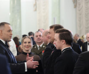 Nawroccy zadali szyku na spotkaniu z Korpusem Dyplomatycznym