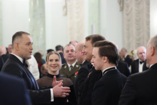 Nawroccy zadali szyku na spotkaniu z Korpusem Dyplomatycznym