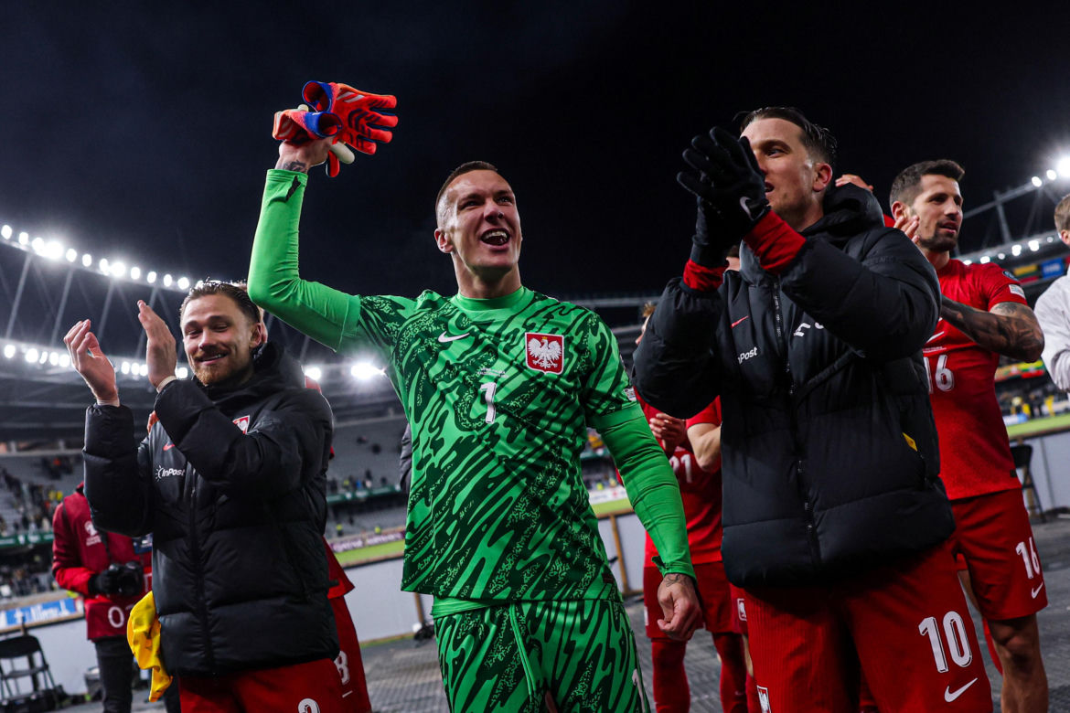 Polska - Litwa: Świętowanie wygranej