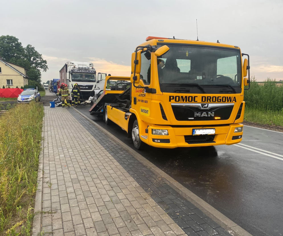 Koszmarny wpadek w Wiągu pod Świeciem. Nie żyje 40-letni Ukrainiec
