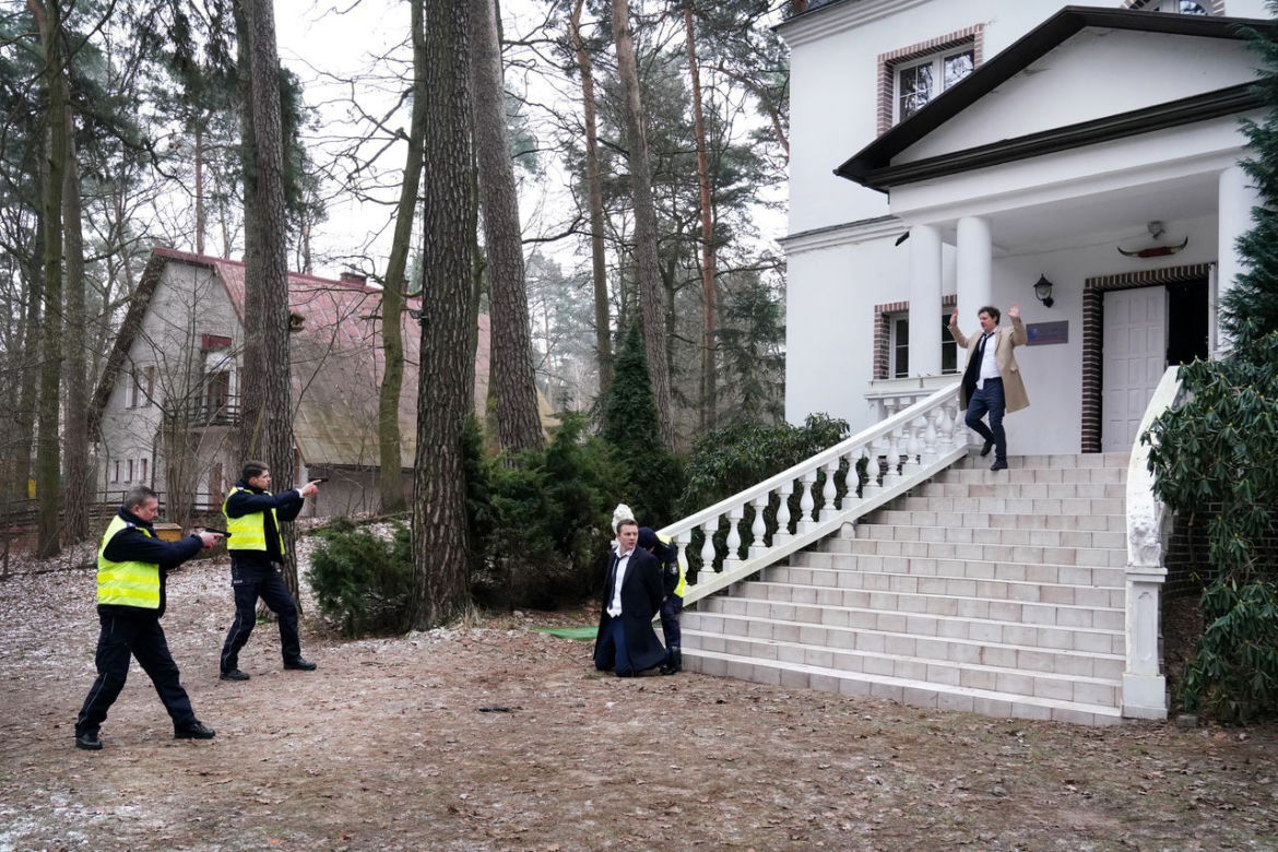 Barwy szczęścia, odcinek 2636: Bruno (Lesław Żurek), Rafał Zaborski (Wojciech Solarz)	