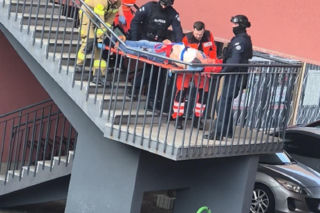 Dramat w kwadracie przy ul. Łyskowskiego w Toruniu. To tutaj zaatakował nożownik