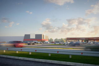 Park Handlowy RWS na granicy Szczecina i Mierzyna