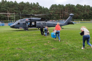 Policyjny Black Hawk wylądował przy wrocławskim szpitalu. Liczyła się każda minuta