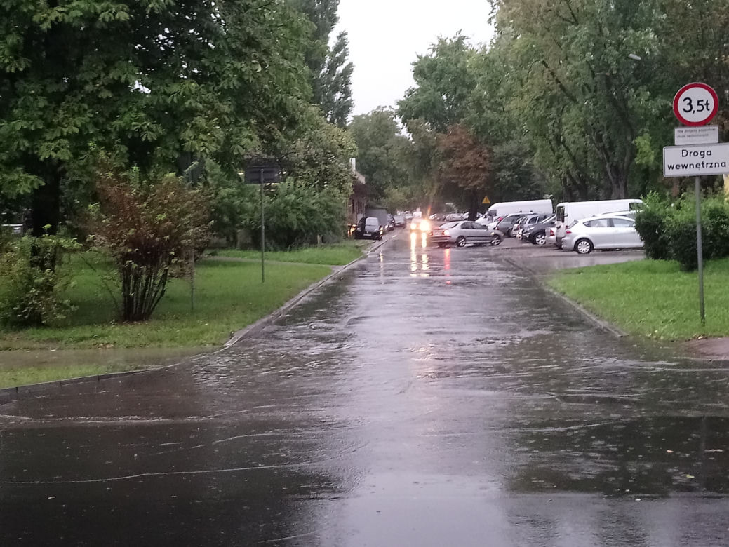 Potężna burza przeszła nad Krakowem