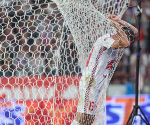 Górnik Zabrze - AS Monaco: Zdjęcia kibiców i zawodników z meczu eliminacji Ligi Konferencji