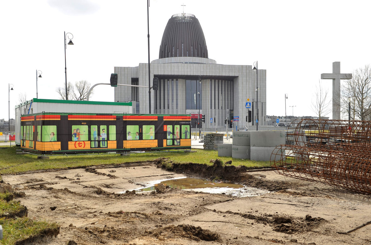 Tak wygląda budowa tramwaju do Wilanowa
