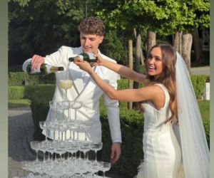 Tak hulały gwiazdy na weselu Darii Sytej i Igora Grobelnego. Szampan lał się strumieniami!