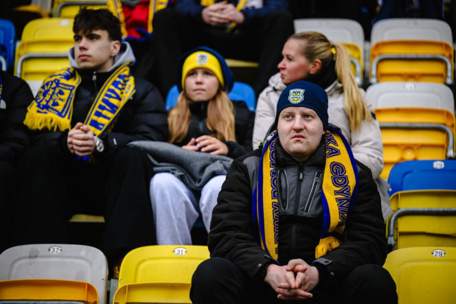 Arka Gdynia - GKS Katowice: Zdjęcia kibiców z meczu 22. kolejki PKO BP Ekstraklasy