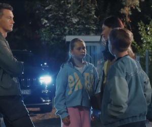 M jak miłość odc. 1913. Iza (Adriana Kalska), Jakub Karski (Krzysztof Kwiatkowski), Szymek (Staś Szczypiński), Maja (Laura Jankowska)