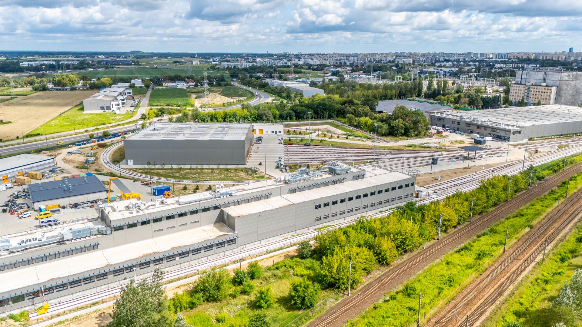 Budowa stacji techniczno-postojowej STP Karolin w Warszawie