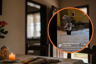 To wideo z kolędy to hit! Niezwykła kolęda w Wejherowie. Zobacz, jak ksiądz walczył ze śnieżycą