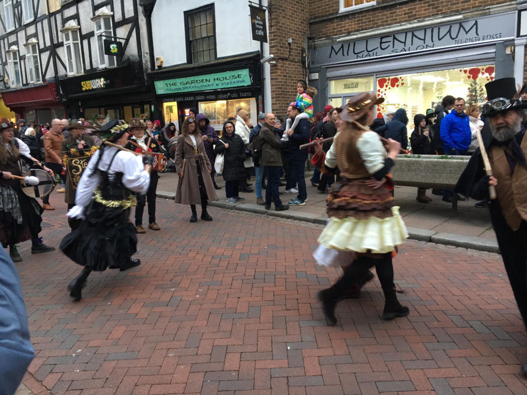 Parada Dickensa 2022. Rochester, Wielka Brytania 