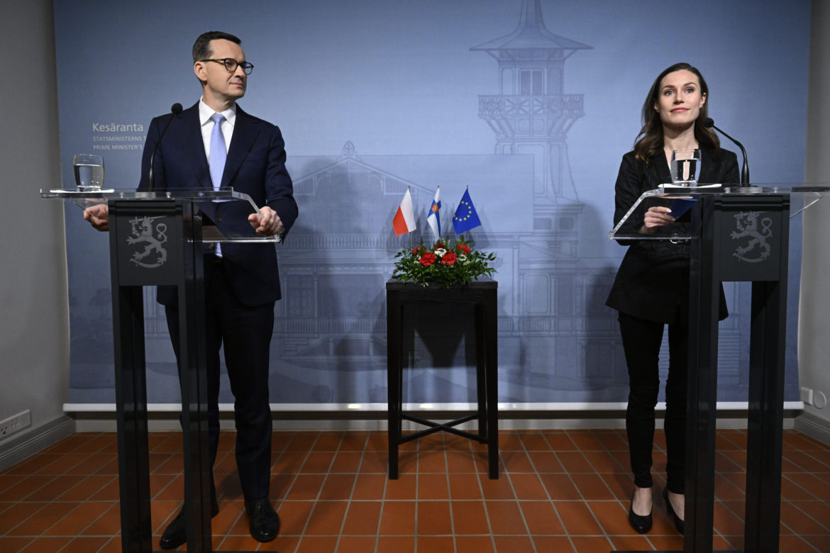 Spotkanie premiera Mateusza Morawieckiego z Sanną Marin