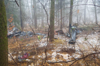 Katastrofa śmigłowca koło Rzeszowa. Pasażer wysiadł na chwilę przed tragedią 