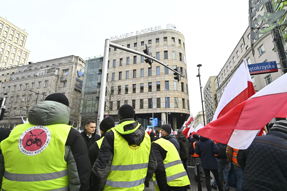Protest rolników w Warszawie (3.01.2025)