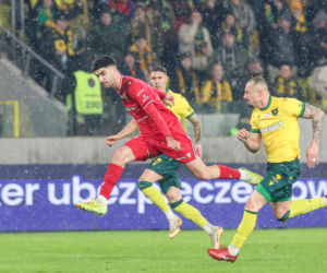 GKS Katowice - Widzew Łódź, zdjęcia kibiców z meczu 20. kolejki PKO BP Ekstraklasy