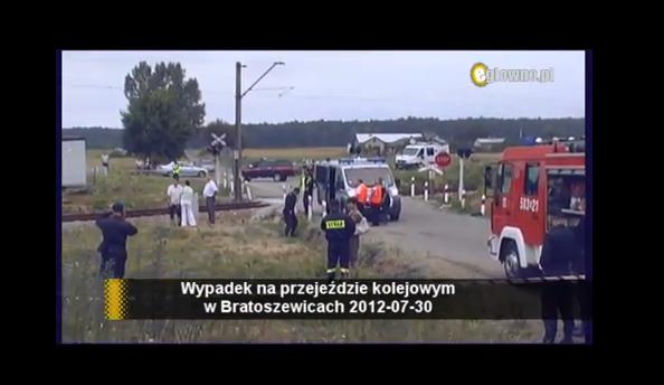 BRATOSZEWICE: Wypadek busa na niestrzeżonym przejeździe kolejowym