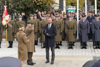 Pomnik gen. Rozwadowskiego przed Sztabem Generalnym