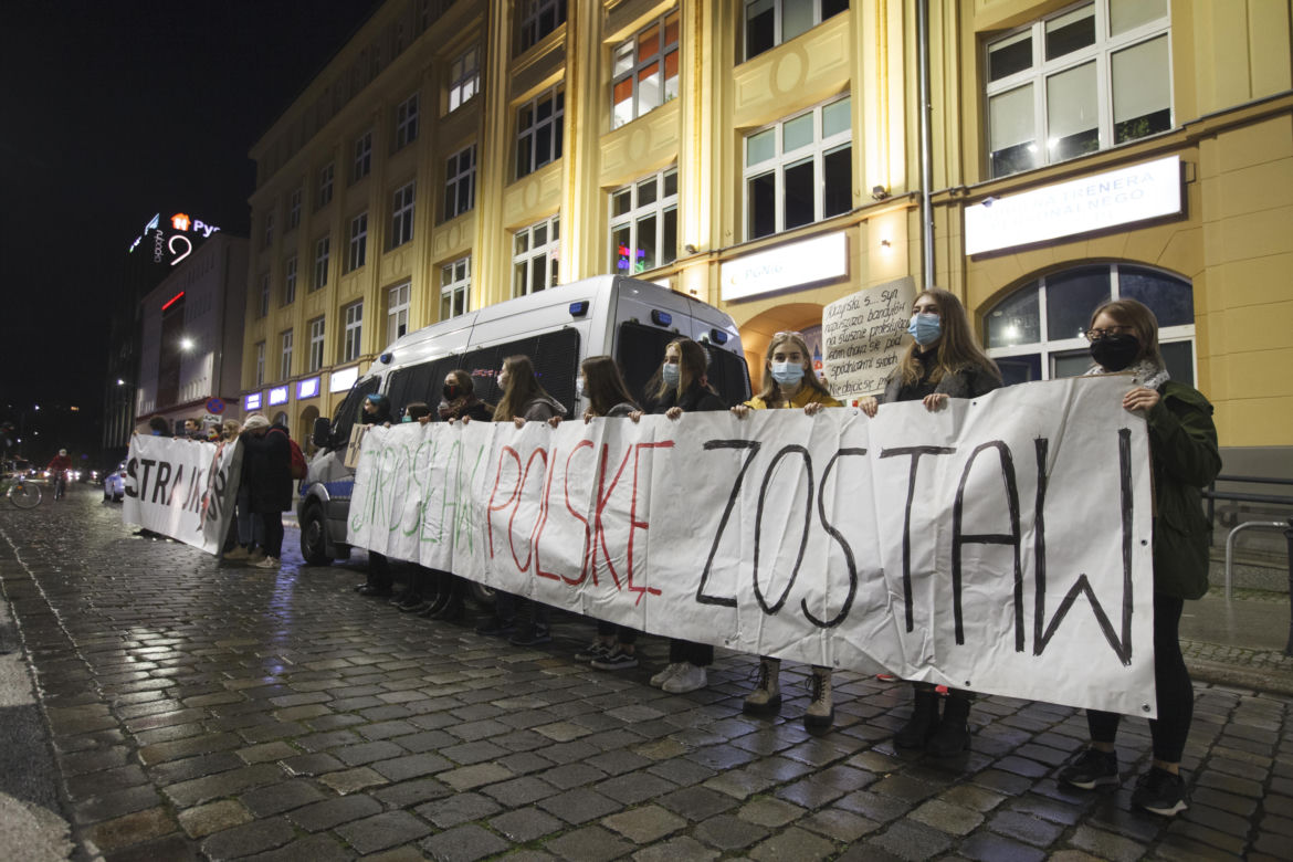 Protest kobiet we Wrocławiu