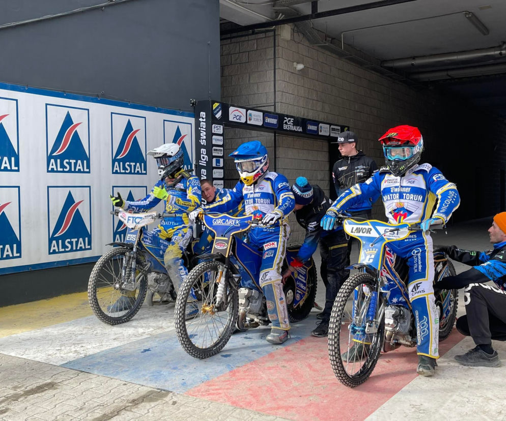 Żużel: Apator - GKM, relacja ze sparingu. Zdjęcie z Motoareny