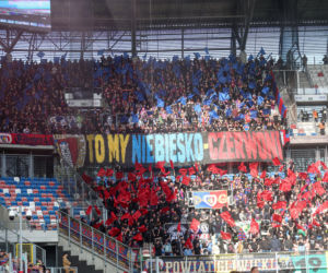 Zdjęcia kibiców i zawodników z derbów Górnego Śląska