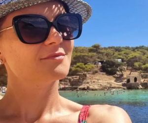 Agnieszka Radwańska na wakacjach