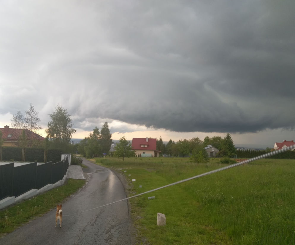 Potężna chmura szelfowa nad Rzeszowem. Ten widok wbija w fotel! 