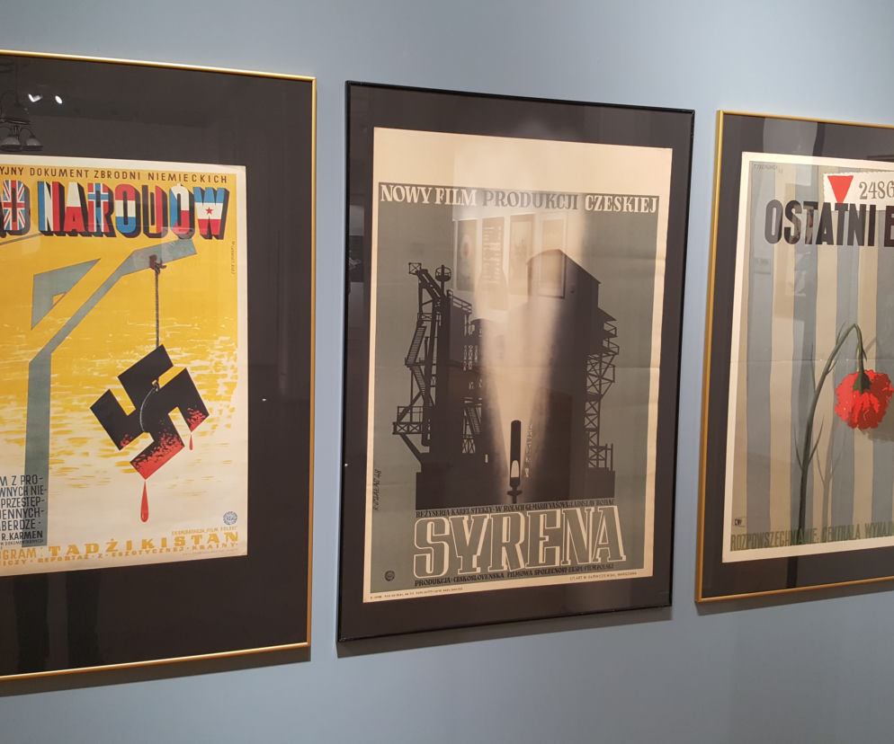 Wystawa artystycznych plakatów filmowych w muzeum