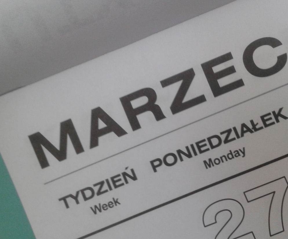 Kalendarz 2017 marzec