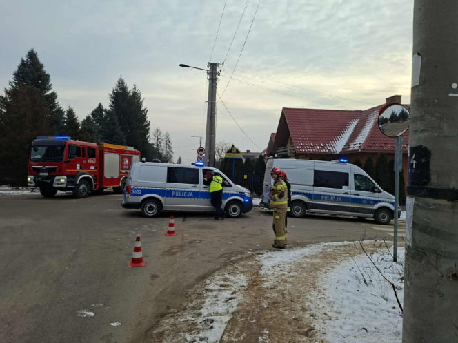 Wypadek u zbiegu ulic Miodowej i Smugowej