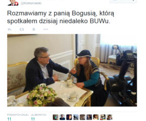 PIS NASYŁA DZIAŁACZY NA KOMOROWSKIEGO.
