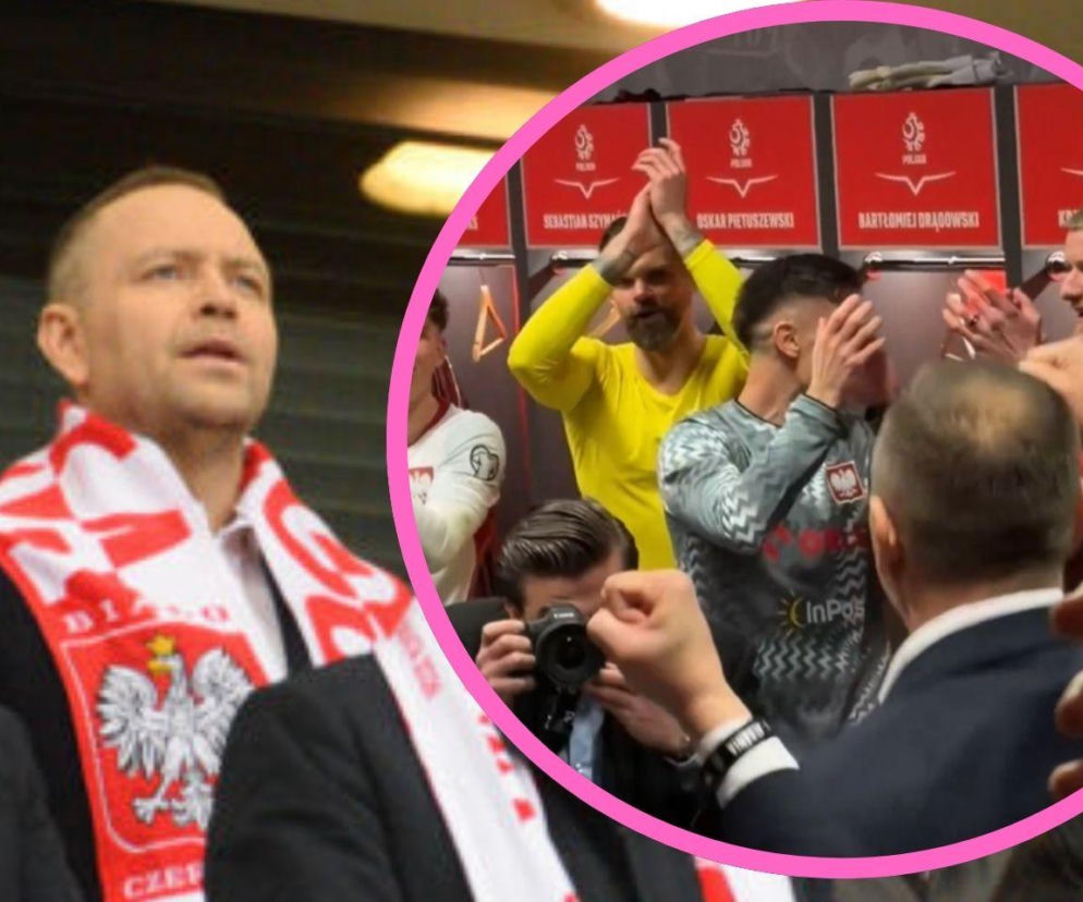 Nawrocki na stadionie oglądał mecz Polska-Albiania Paulina Jaworska