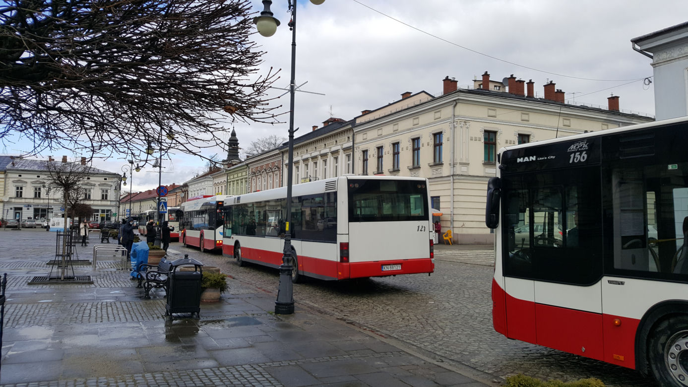 Protest kierowców nowosądeckiego MPK