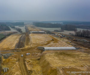 Budowa S7 na trasie Napierki - Płońsk. Zobacz postępy prac [GALERIA]