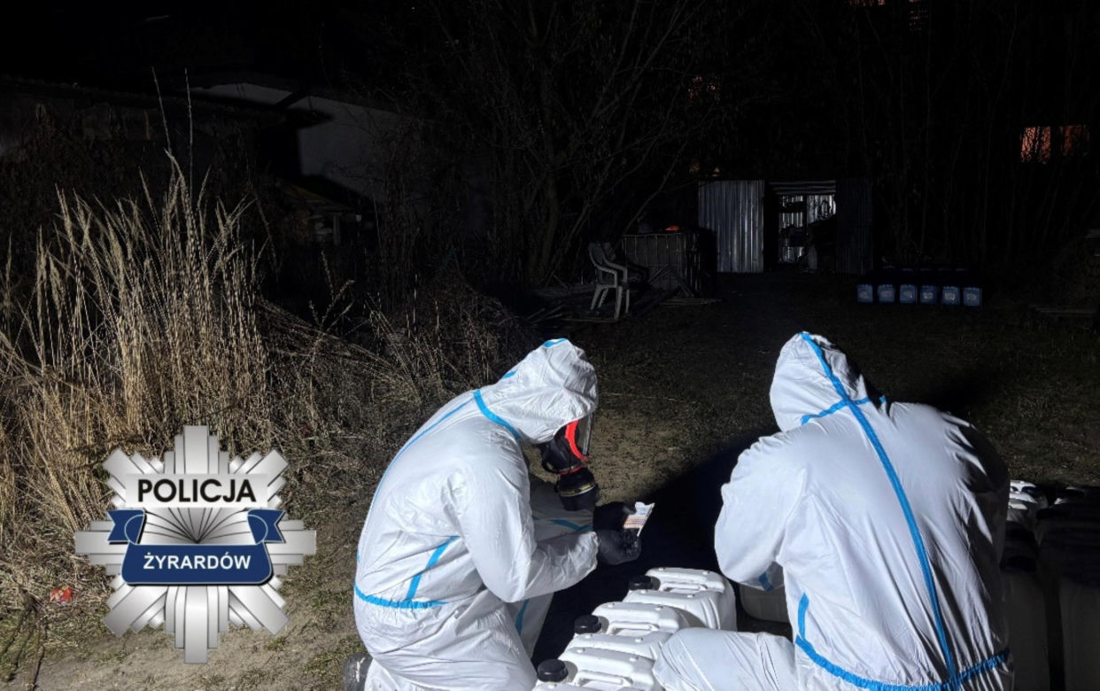 Policjanci z Mazowsza rozbili laboratorium narkotyków i dwa magazyny