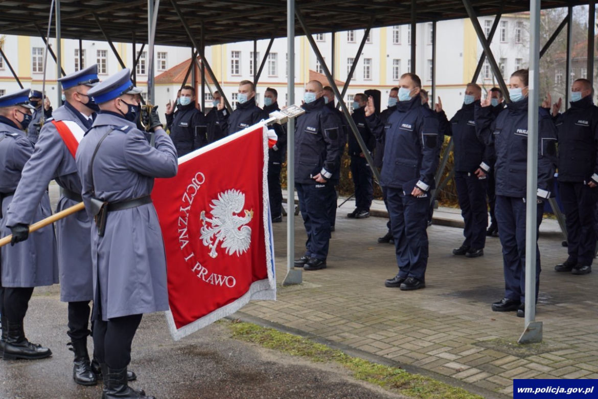 Nowi policjanci na Warmii i Mazurach