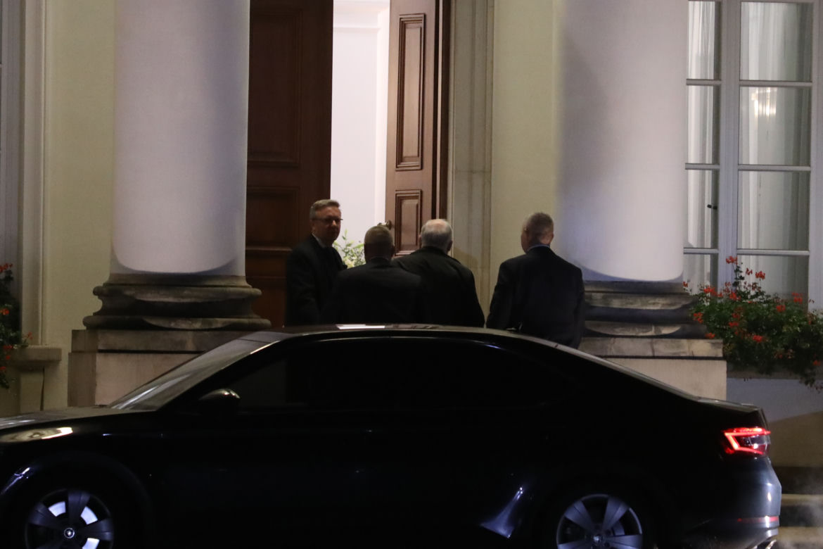 Duda, Kaczyński, Morawiecki: spotkanie w Belwederze