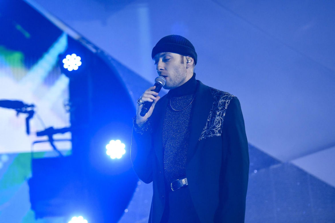 Sylwester z Dwójką 2024. Próby sceniczne: Michał Szpak, Dominik Dudek